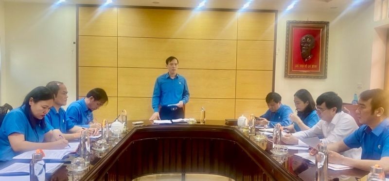 UBKT Liên đoàn Lao động tỉnh Hà Tĩnh tổ chức Hội nghị đánh giá kết quả kiểm tra, giám sát năm 2023